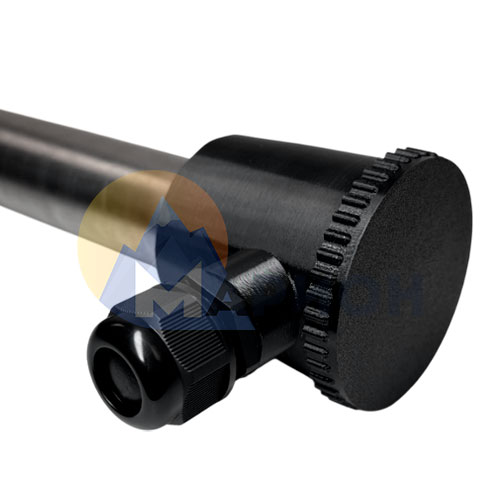 Колбовый погружной нагреватель КПН L=400, 1,0кВт, 380В, Нерж сталь AISI 316L