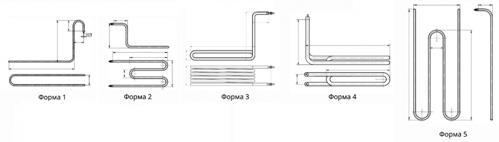 Формы гальванические ТЭНы